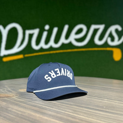 Blue/White Upside Down DRIVERS Hat