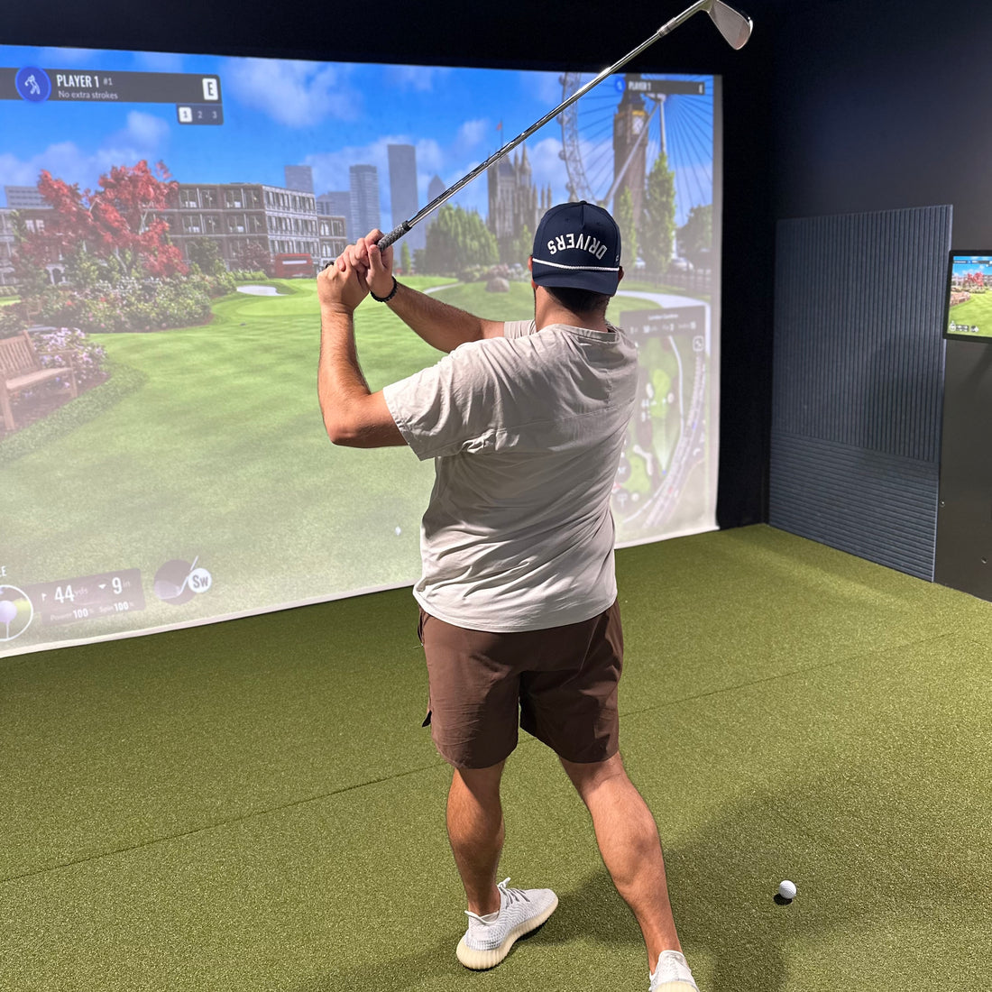 Blue/White Upside Down DRIVERS Hat